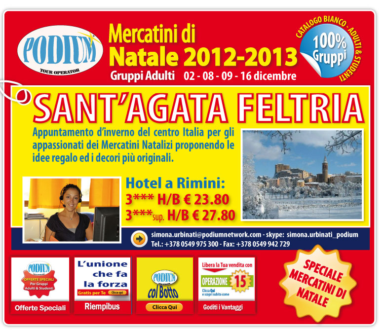 Mercatini Di Natale Sant Agata Feltria.Mercatini Di Natale Sant Agata Feltria 02 08 09 16 Dicembre 2012 Podiumblog