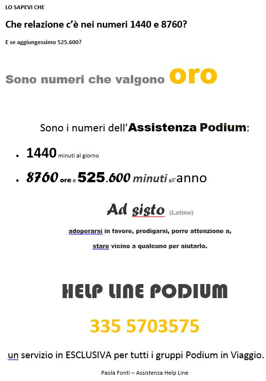 I numeri che valgono ORO