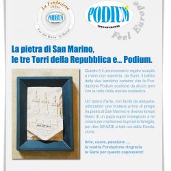 [LaFondazioneAttiva] La Fondazione PODIUM informa: dire Grazie con l'arte, il cuore, la passione